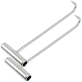 Miniatyrbillede 1 af 3: 2 stk. Xtool Manhole Lift Hooks Lifter Hook Dør Løfte Hook Manhole Cover Lifter Afløbsdæksel Løfte Hooks Kloakdæksel Hook