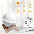 Miniatyrbillede 3 af 5: Luftfugter LED Nattelys USB Genopladelig 3 Farver Atmosfære Lys Gaver