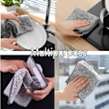 Pikkukuva 4 / 5: 10 kpl Keittiöpyyhkeitä, Mikrokuitu Puhdistusliina, Ultra Imuva Dish Cloth (25 * 25cm, Advanced Grey)