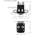 Miniatyrbilde 3 av 3: Pdeey 862-1211-211-16 Solenoid, Erstatning for Trombetta, John Deere D105 Z225, Cub Cadet 725-04439 Mtd Ride-on Klippere Traktor