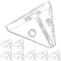 Miniatyrbillede 1 af 2: 8 stk. Akryl Display Case Forbindelser Trekant Forbindelser Akryl Display Case Hjørneforbindelse