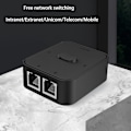 Miniatyrbild 2 av 5: Högpresterande Ethernet Smart Switch Hög hastighet 100/1000mbps Rj45 Splitter