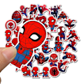 Pikkukuva 5 / 5: 35 kpl Spiderman Irrotettavat Vedenpitävät PVC-Tarrat Tarra DIY Matkatavaroiden Jääkaapin Koristelu 35pcs