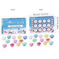 Miniatyrbilde 3 av 5: Julekalender for barn med 24 krystaller Multi-color