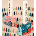 Miniatyrbillede 3 af 5: Dominotog, Domino-klodser, Bygge- og stablesæt Pink 120 block