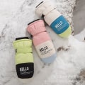 Miniatyrbillede 3 af 5: Dame skihandsker mode engelsk farvematch vindafvisende cykling plus fløjl fortykket taskefinger Pink