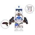 Pikkukuva 3 / 5: 8 kpl/setti Star Wars Minifiguurien Kootut Rakennuspalikat Leikkikalut Echo Jesse Rex Hahmo Keräilylelu
