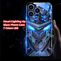 Miniatyrbillede 2 af 2: Passer til iPhone telefoncover, telefoncover med oplyste lamper, personlige og cool anti-drop iPhone telefoncover Type 3 Type 3 iPhone 12