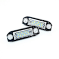 Miniatyrbillede 1 af 4: Par LED Nummerpladelys Til Volvo C70 S40 S60 S80 V50 V60 V70 Xc60 Xc70 Xc90