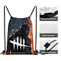 Pikkukuva 5 / 5: Dead By Daylight -kiristysnauhainen reppu urheilukassi kuntosalille joogaa uintiin kuntosalilaukku urheiluhihnapakkaus - ZNC17