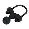 Miniatyrbilde 7 av 8: 1 tommes styre U-bolt base ball styre feste base for motorsykler sykler elektrisk sparkesykkel 13 til 36 mm styreskinne 0.1