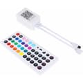 44-Key IR Remote Control and White IR Bluetooth Controller for RGB LED Strip 5050 SMD Light Strip