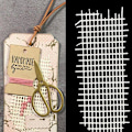 Miniatyrbillede 2 af 5: Metal Mesh Baggrund Cutting Dies Stencils Scrapbooking Diy Embossing Die One Size