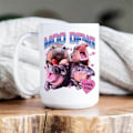 Miniatyrbillede 5 af 5: Moo Deng Sød Babyflodhest Kaffekrus, Jeg Elsker Dig Moo Deng Krus (FMY) white
