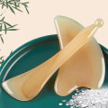 Pikkukuva 3 / 5: Ihon raapiminen hartsi Gua Sha hieronta levy Guasha levy kasvojen silmä kylpylä hieroja Tendon stick