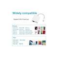 Miniatyrbillede 5 af 5: Lightning til Ethernet RJ45-adapter med opladning til iPhone/iPad, understøtter 10/100 Mbps højhastighedsnetværk