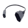C8 Hane till Schuko CEE7/16 Hona Strömförlängningskabel för PDU UPS 35cm