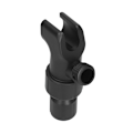Miniatyrbillede 2 af 8: Universel sort bruseholder til håndbruser Justerbar brusearmatur 0.1