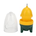 Miniatyrbillede 3 af 5: Æggespinder Sjov Form Høj Torsion Rotation Homogen Hånddrevet Bærbar Gylden Æggemaskine Dark Green