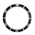 Miniatyrbild 1 av 5: Klockansikte Keramisk Bezel, Submariner Automatisk Ersättningstillbehör Black