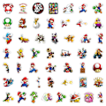 Pikkukuva 4 / 5: 100 tarraa - Super Mario - Sarjakuva - Nintendo multicol