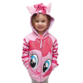 Miniatyrbild 2 av 3: Barn Flickor Pojkar My Little Pony Regnbåge Hoodie Jacka Vingar Randig Sweatshirt Twilight Dash Huvtröja Rock Pink 5-6 Years