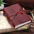 Miniatyrbild 1 av 5: Läderjournal Notebook - Läderbundet Journal wine red