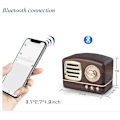 Pikkukuva 3 / 5: Kannettava Bluetooth-retrokaiutin, langaton minivintagekaiutin