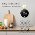 Miniatyrbild 3 av 5: Kök Digital Timer Med Stor LED-display Justerbar Minnesfunktion Tyst Magnetisk Nedräkningsklocka