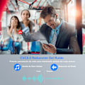 Miniatyrbillede 7 af 8: Øretelefon Bluetooth 5.1 Dual-Mic CVC 8.0 støjreduktion Svart
