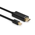 Miniatyrbillede 2 af 4: UGREEN 1,5 m Mini DisplayPort - HDMI Kabel Sort size 71