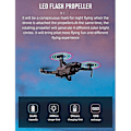 Miniatyrbild 2 av 4: för Mini 2 Drone LED Blinkande Belysning Blad Propeller Skydd, Belysning Propeller