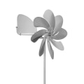 Miniatyrbillede 1 af 3: Pinwheel Vindmølle Rustfrit Stål Rotor, Kuglelejer, med Vindfløj (360  Rotation) - ya