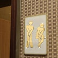 Pikkukuva 3 / 3: Irrotettava mies nainen pesuhuone wc seinätarra perhe diy sisustus peili tarra kodin sisustus kylpyhuoneeseen (kultainen)