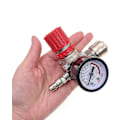 Miniatyrbillede 2 af 5: Luftkompressor trykregulator, 1/4\" pneumatisk trykregulator, trykreguleringsventil med forbindelse 140 Psi 12 bar