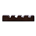 Miniatyrbillede 4 af 4: Udfordringsmønt Display Stativ Rack Møntholder 4-rækker Brændt Træ Udfordringsmønt Display Holder Stan-m