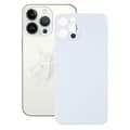 Enkelt erstatningsglass bakside batterideksel kompatibel med iPhone 13 Pro Max-perfekt White