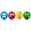 Pikkukuva 4 / 5: Super Mario Bros -elokuvateemaiset lasten syntymäpäiväjuhlatarvikkeet Ilmapallot Banner Kakku Muffinikoristeet Koristelusetti