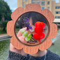 Miniatyrbild 5 av 5: DIY Kalejdoskop Byggsats Barn Klassisk Leksak Trä Kalejdoskop Topp Småbarn Sensoriska Leksaker Barn Present