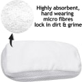 Miniatyrbild 5 av 5: Hårdgolvrengöringsdukar kompatibla med Morphy Richards 720020 720021 720502 9 i 1 ångrengöringsmopp (4-pack)