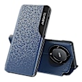 Miniatyrbilde 1 av 4: For Honor Magic 5 Lite 5g /x9a 5g PU-skall Side View Window Stand Case Telefondeksel