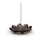Miniatyrbillede 1 af 5: Lotus Røgelseholder i Messing til Pindefrøelse, Kegleformet Røgelsebrænder med Askefanger