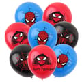18 stk. Spiderman tema børnefødselsdagsdekoration