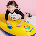 Miniatyrbillede 4 af 5: Oppustelig Surfboard Flydende Bodyboard med Håndtag Pool Flåder Række Dobbelt Luftkammer Boarding Sommer Hav Seng