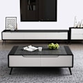 Miniatyrbilde 4 av 5: 4 skråstilte bordben, metallskapben, kjegleformede møbelben, rustfritt stål, svartlakkert 20 cm høye, sklisikre og stille erstatninger for sofaer, bord og ot