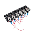 Miniatyrbillede 1 af 5: 12/24v Bilpanel Multi Switch Panel Switch Strømstyring Universal