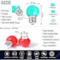 Pikkukuva 2 / 5: Värilliset Led-lamput E27 3w30w Koristeelliset Ja Suunnitteluvalot 240 Lumenia Ac220v-240v Koristelamppu Sekoitettu
