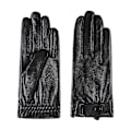 Miniatyrbillede 3 af 5: Vinter Ægte Fåreskind Læder Handsker Mænds Plus Fløjl Kørsel Varme Touch Screen Vanter Black L