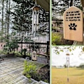 Miniatyrbillede 5 af 5: Tilpasset vindklokke til kæledyr, vindklokke til minde om kæledyr, gave til sorg og minde, souvenir til kæledyrselskere, tilpasset vindklokke til hunde og kæledyr, gave til tab af kæledyr