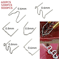 Miniatyrbillede 4 af 5: Varme hæfteklammer til reparation af plastsvejsere Varmsvejsning 0,6 mm/0,8 mm 600pcs 2 SIZE